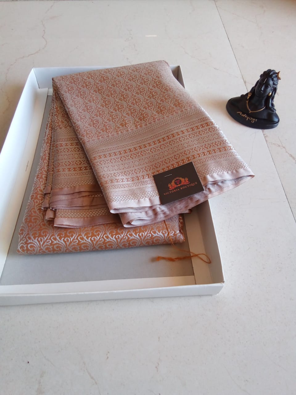 Samuthrika Silver Saree